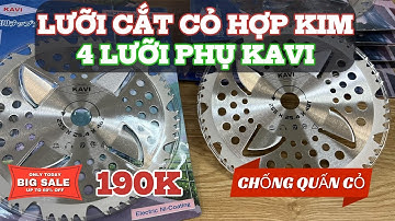 [Kavi 190K] Lưỡi cắt cỏ tròn Hợp Kim lưỡi phụ chống quấn cỏ Kavi