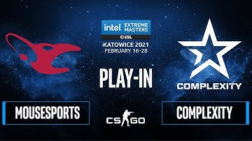 CS:GO - mousesports vs. Complexity [Nuke] Map 3 - IEM Katowice 2021 - Play-In