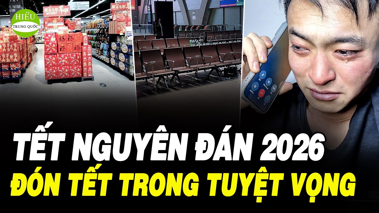 Cảnh tượng đáng buồn dịp Tết 2026 tại Trung Quốc: Người dân đang tuyệt vọng || HIỂU TRUNG QUỐC