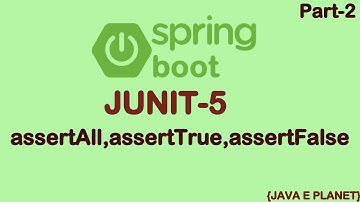 Spring Boot Testing ||Unit Testing With JUNIT-5 Introduction || springboot || Javaeplanet #java
