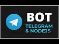 Telegram Bot con Nodejs y Javascript (Las Bases) | Telegraf