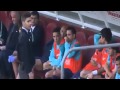 هدف ياسين اﻻبراهيمي الجميل على برشلونة (12/4/2014)