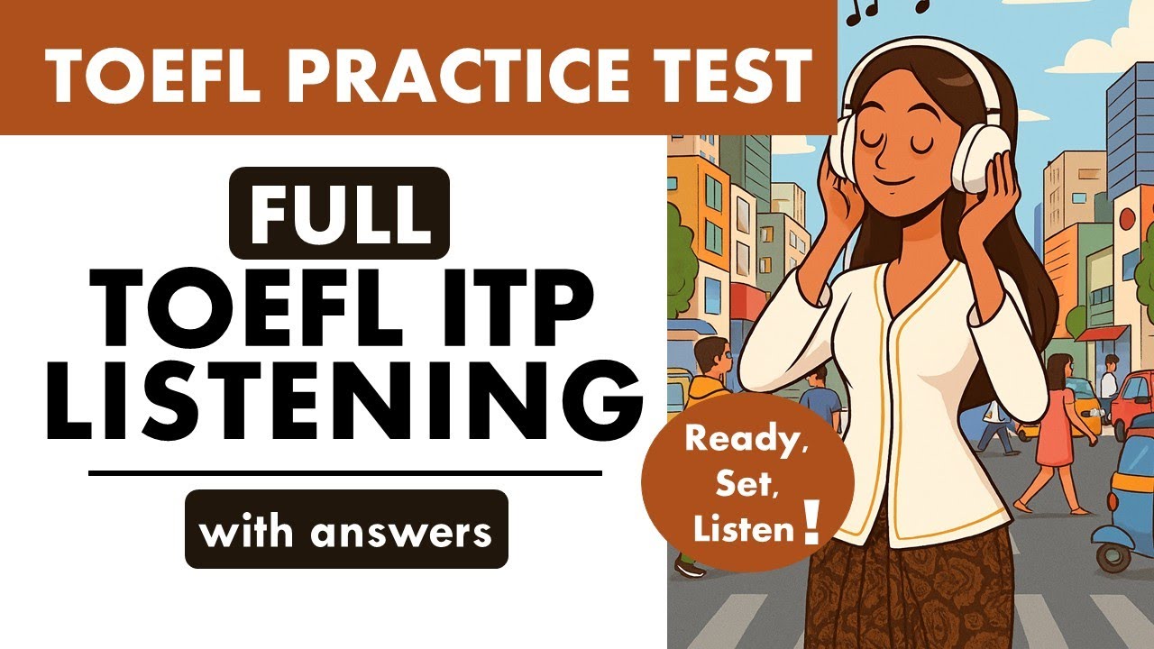 Полный тест TOEFL ITP Listening с ответами | Подготовка к экзамену TOEFL | Английский язык: аудир...