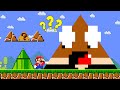 Mario wonder what if mario with luigi touches everything turns intoto triangle  adn mario game