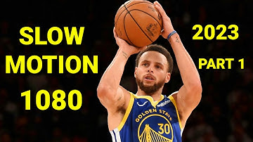 Stephen Curry Shooting Form Slow Motion 2023 (1080_HD) Part 1