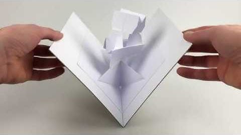 Two combined v-fold twisters (pop-up experiment)