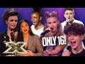 SUPER TALENTED TEENAGERS! Incredible performances from 16 YEAR OLDS! | The X Factor UK