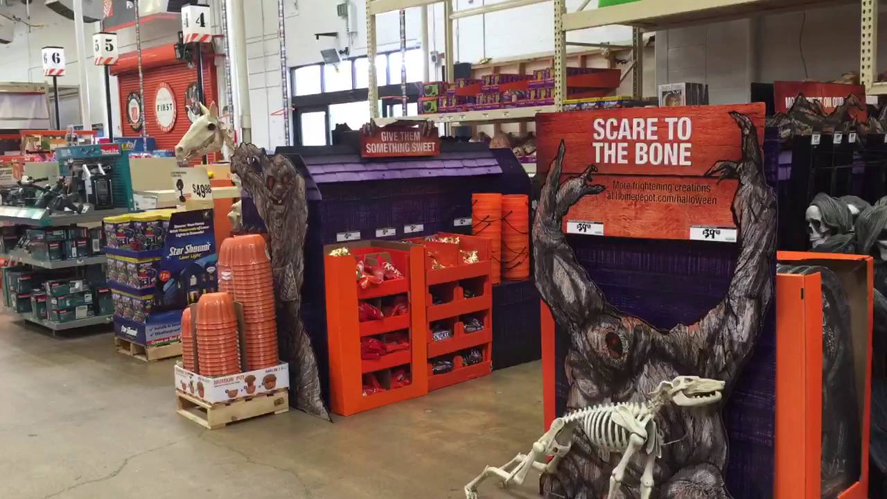 Jamison home depot halloween stuff YouTube