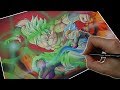 Gogeta vs Broly | INSANE Drawing | DragonBall Super Movie ART