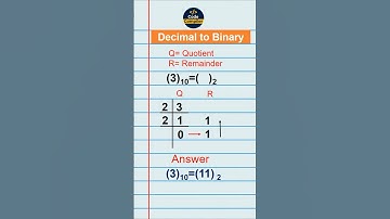 How to Find Decimal to Binary Number-3 | Decimal to Binary Conversion - CodeCompiler19