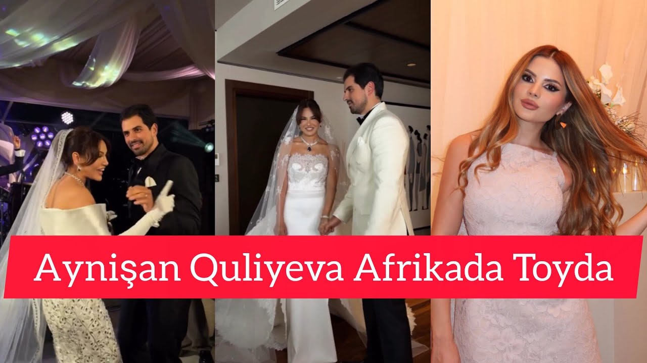 Aynişan Quliyeva Afrikada Toyda möhtəşəm videolar geldi 