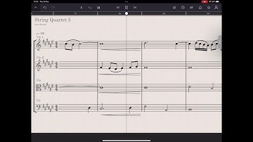 Sam Russell - String Quartet 5 [StaffPad]
