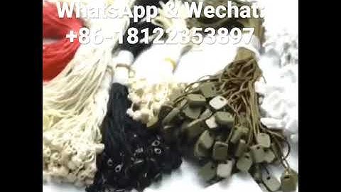 #Tag loop #security tag #seal tag string, #tag string, #hang tag string, #tag lock cord,#recycled