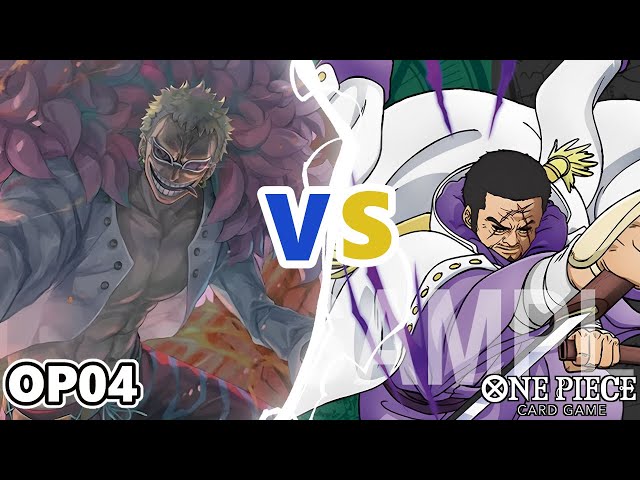 one piece card game fujitora OP04)[G/P DOFLAMINGO vs ISSHO] Fujitora Make You Holla - One Piece Card Game