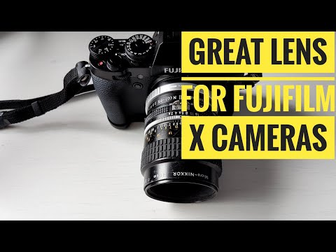 Great Nikon AIS Lens for Fujifilm X Mirrorless Cameras