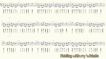 Ruidhle Mo Nighean Donn - Reel - Tin Whistle - Play Along Tab Tutorial
