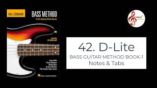 D-Lite - Bass Guitar Method Book 1 Notes Tabs