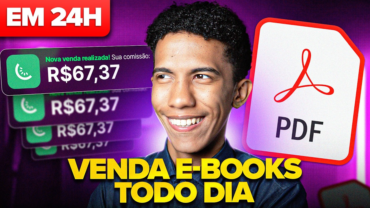 RENDA EXTRA FÁCIL: Como CRIAR e VENDER um EBOOK em 24h usando APENAS O CELULAR | Jhonatas Silva