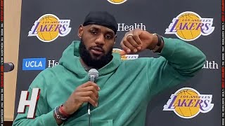 LeBron James on His Altercation with Isaiah Stewart During Lakers-Pistons Game.