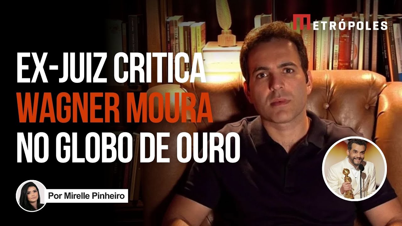 Ex juiz do DF critica Wagner Moura no Globo de Ouro e causa polêmica