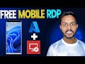 How to use RDP in Android 2024 | Azure RDP on Phone |  RDP for Mobile |  Microsoft Remote Desktop