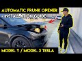 Model Y Automatic FRUNK opener by Hansshow + Install guide + DISCOUNT CODES - Tesla