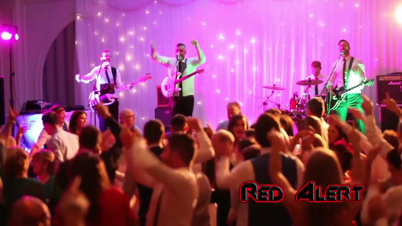 Red Alert Wedding Band