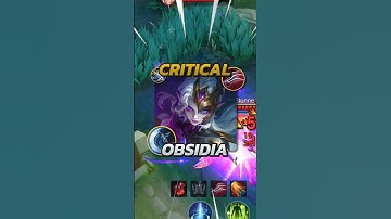 Critical Obsidia vs Trinity Obsidia! Mobile Legends #mobilelegends #mlbb #gaming