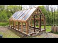 Spring Fed Timber Framed Greenhouse Part 11 Roof Glazing And Finding Springs