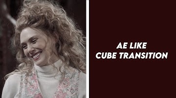 ae like cube transition tutorial | video star
