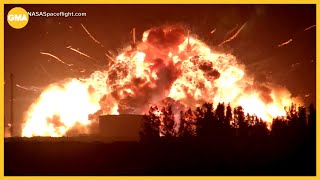 Blue Origin rocket explodes during engine test