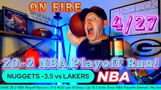 (Went 5-1 Friday) AMAZING 20-2 NBA PLAYOFF RUN! | Saturday NBA PLAYOFF PREDICTIONS (all 4 games)