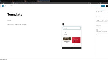 Custom WordPress Post/Page Template With Reusable Blocks