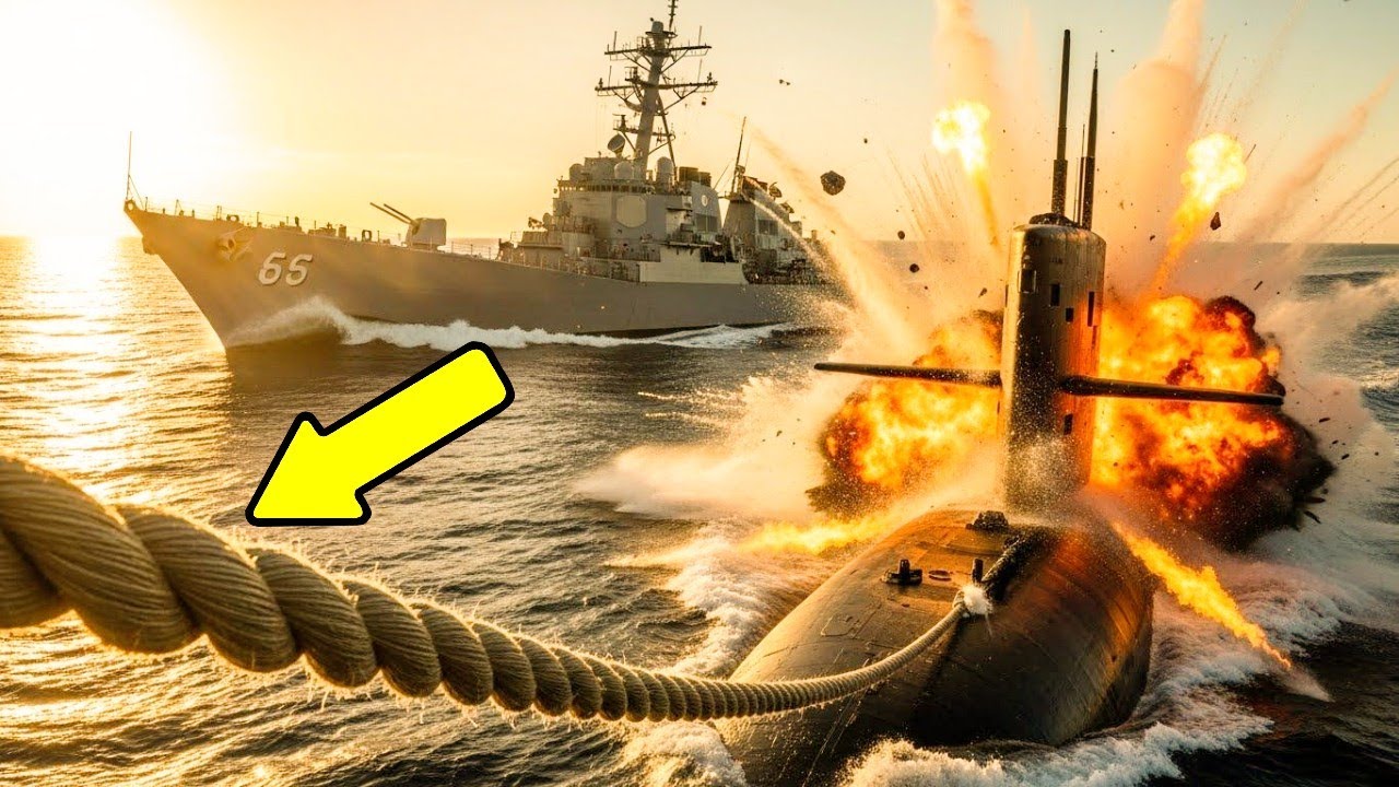 Eles Riram Quando Ele Jogou a Corda no Oceano - 6 Minutos Depois, o U-Boat Estava Partido ao Meio