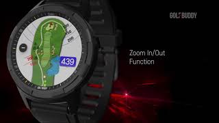 GOLFBUDDY aim W10 Advanced Smartwatch GPS Rangefinder