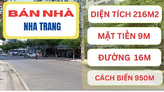 Bán nhà Nha Trang mặt tiền rộng 9m gần biển phù hợp kinh doanh