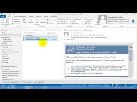 Video: Was ist die Dateierweiterung für eine Outlook-E-Mail?