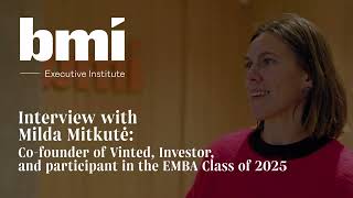 Interview with Milda Mitkutė, Alumna of the EMBA Class of 2025