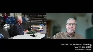 Deerfield Selectboard  -  March 26, 2025