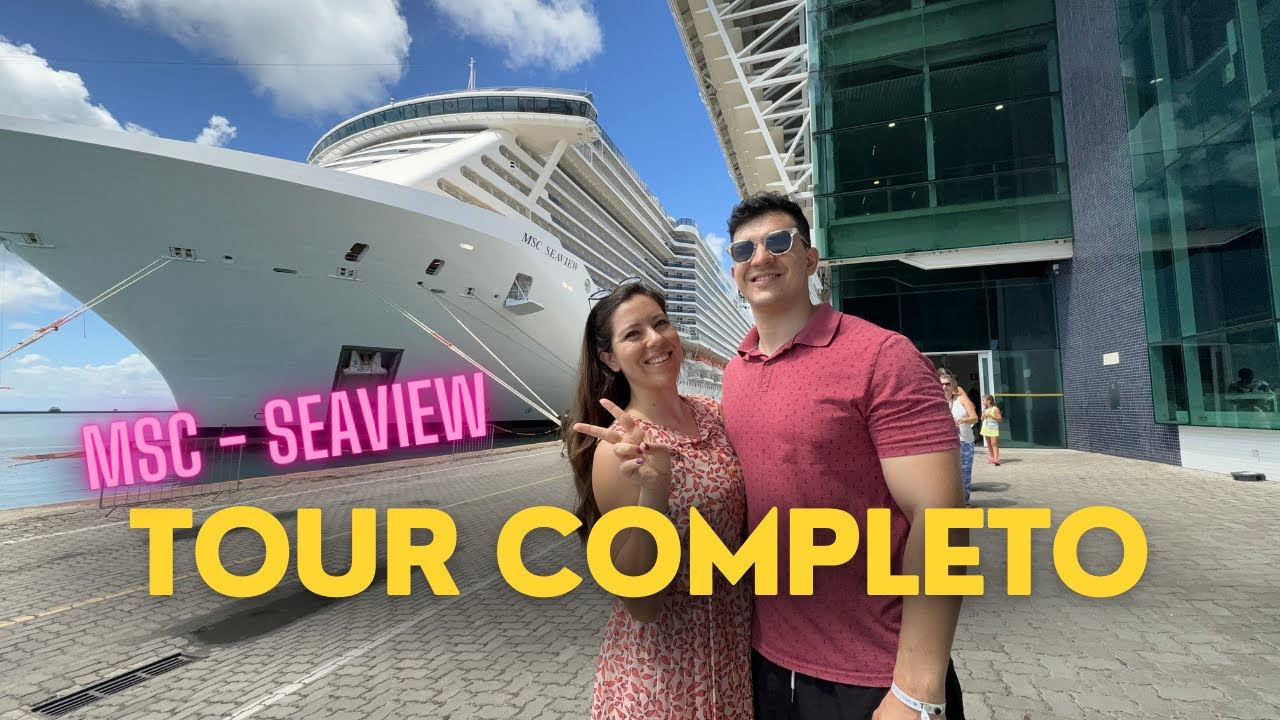 Tour pelo cruzeiro – MSC seaview – Volta ao mundo de cruzeiro viagem em casal Ju Mendes – Dicas Vlog