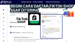 cara daftar tiktok shop seller buat pemula