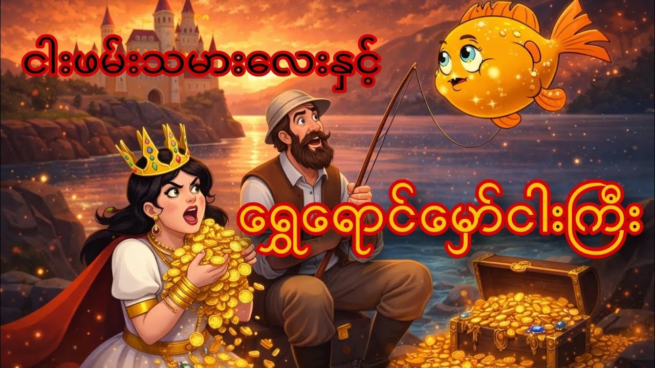 ငါးဖမ်းသမားလေးနှင့် ရွှေရောင်မှော်ငါးကြီး 