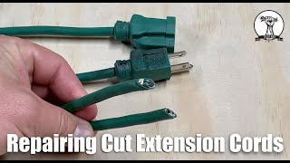 Cut Extension Cord Repair