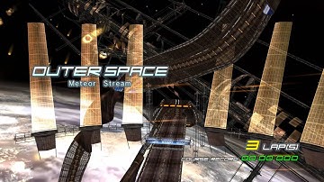 F-Zero GX - 2nd Unused Course Preview of [Outer Space - Meteor Stream]
