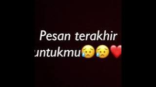 Pesan terakhir