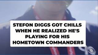 Stefon Diggs has chills playing for his hometown team