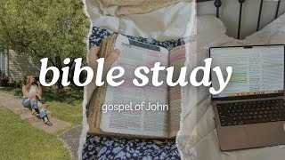 Follow Along Bible Study! Easy Bible Study Method in John 📖