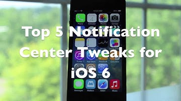 Top 5 Notfication Center Tweaks for iOS 6