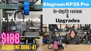 Kingroon KP3S Pro: A budget tiny 3d printer with linear rails, in-depth review and upgrades