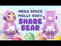 Unboxing pop mart  mega space molly 400  100 share bear